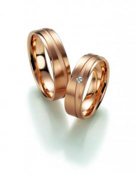 Trauringe Rosegold von Fischer 06 07117/060